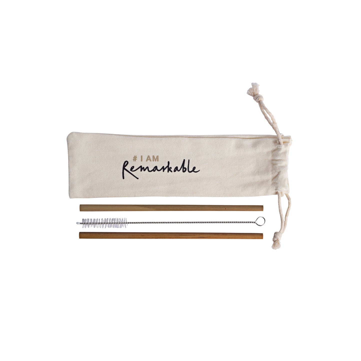 #IAmRemarkable Bamboo Straws