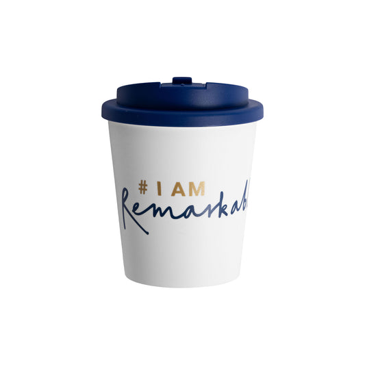 #IAmRemarkable White coffee cup